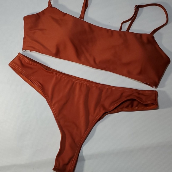 🔖Rust Orange Bikini Set - Picture 2 of 9